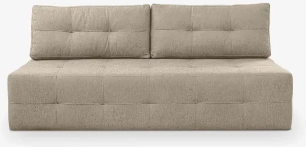 Sofa z Funkcją Spania MORANA Beżowa Nowoczesna