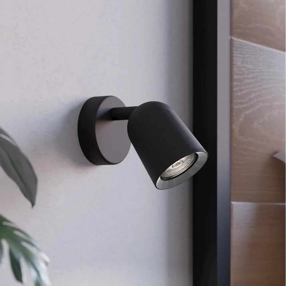 Eglo 901952 - Kinkiet punktowy CAMALDOLI 1xGU10/5W/230V czarny