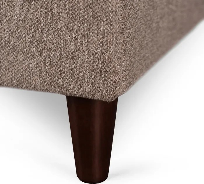 Sofa z Funkcją Spania NEPAL Wersalka Rozkładana Dwuosobowa Brązowa Nowoczesna do Salonu