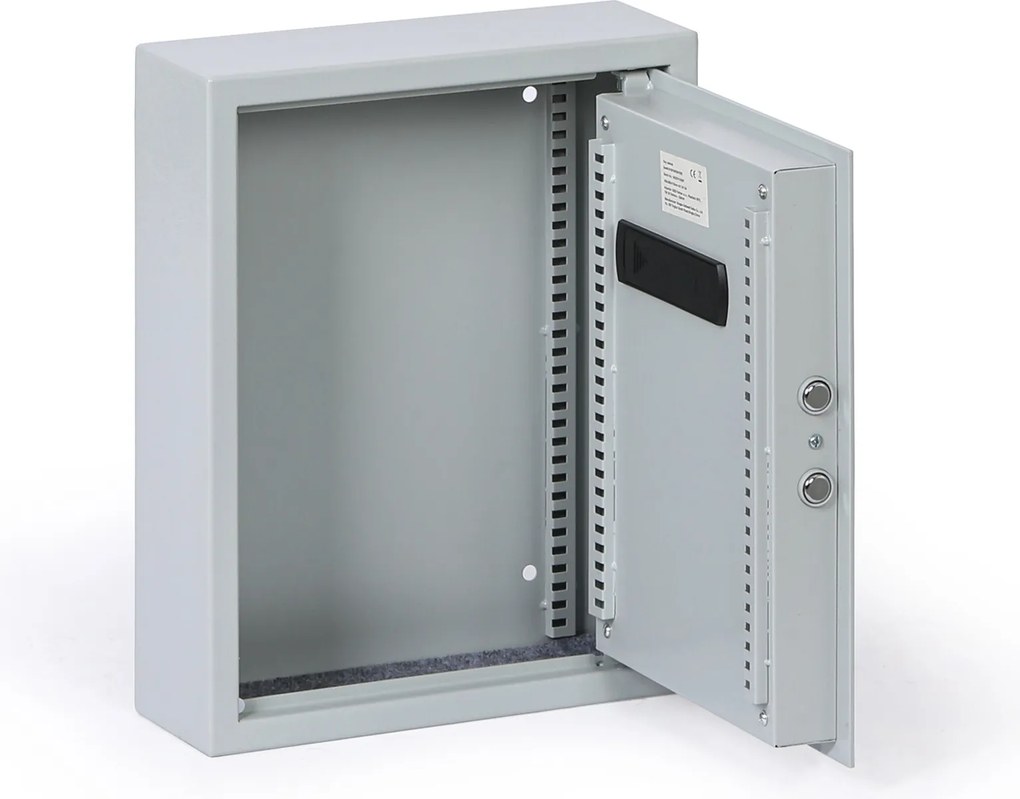 Skrzynka na klucze z elektronicznym zamkiem, 450 x 360 x 118 mm