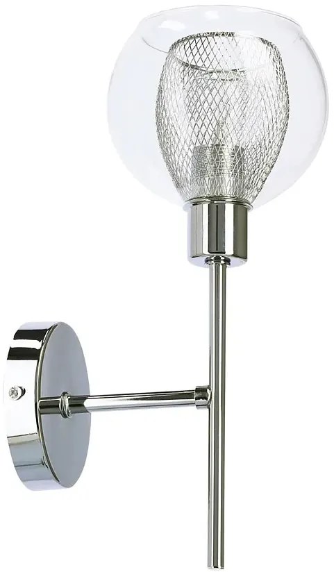 Nowoczesny chromowany kinkiet - D280 R1-F27