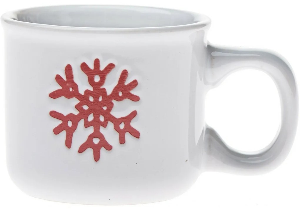 Zestaw 6 ceramicznych kubków Vločka, 90 ml