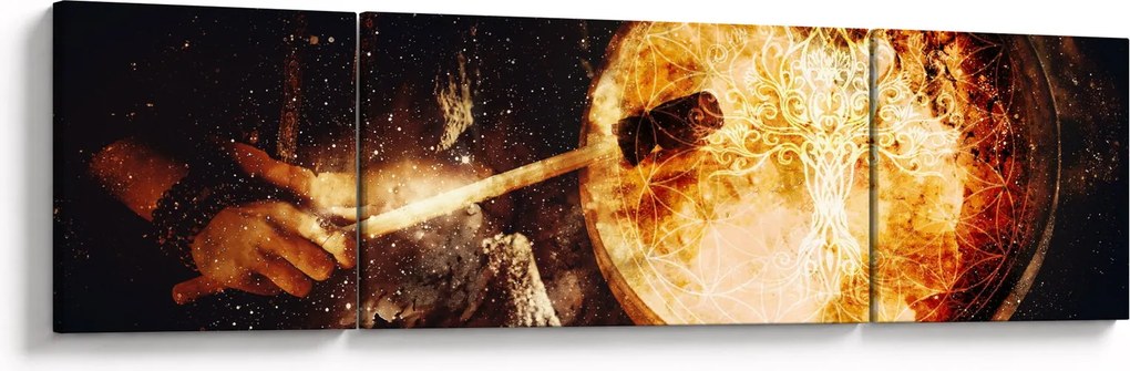 Obraz - Bęben szamański (170x50 cm)