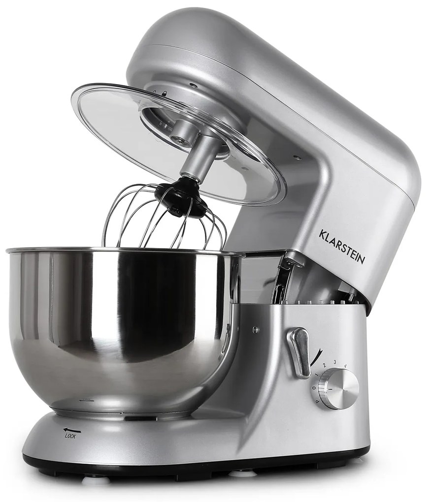 Klarstein Bella 1800W 5L Robot Kuchenny Srebrny