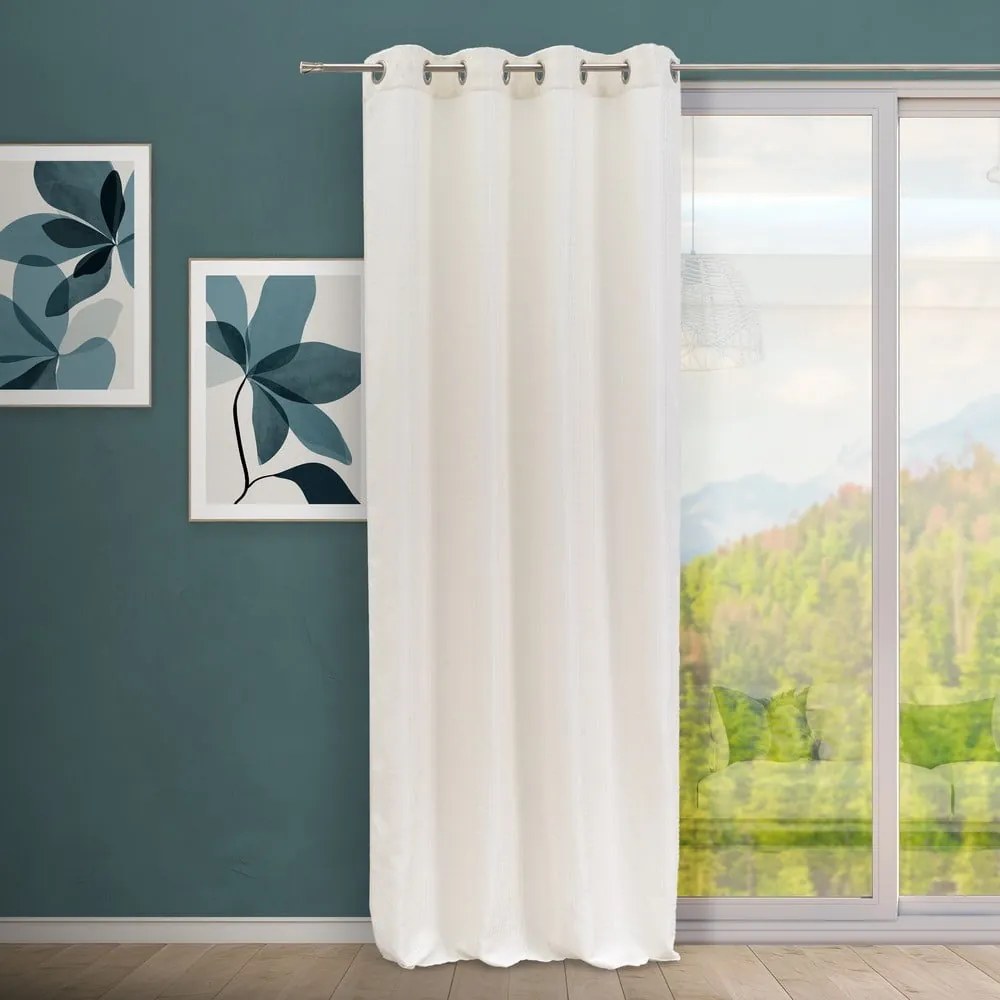 Biała zasłona 140x260 cm Ear – Casa Selección
