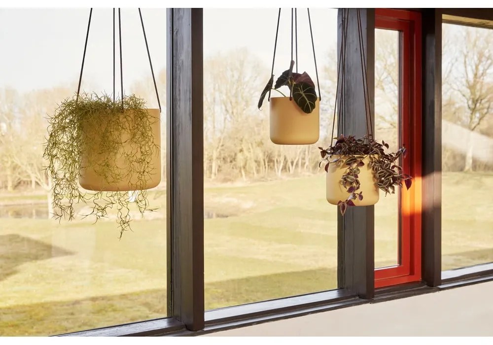 Metalowe wiszące osłonki na doniczki zestaw 3 szt. ø 25 cm Bloom – Hübsch