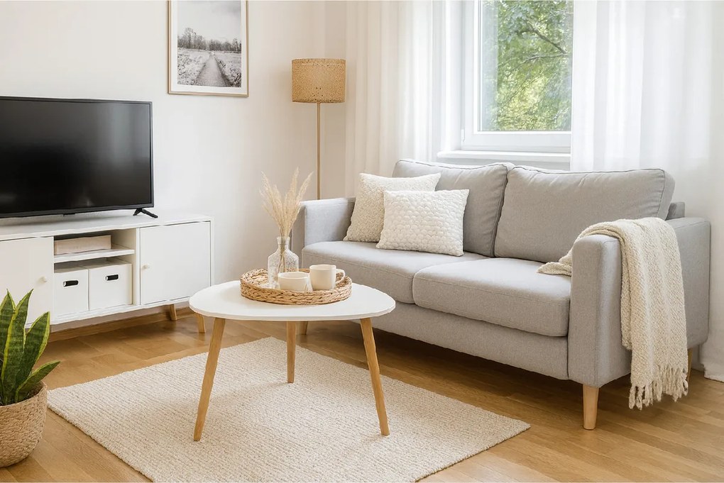 Stolik konferencyjny ESPEN Mini, 55 cm, biały, 55 cm