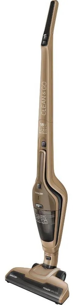 Sencor - Bezprzewodowy odkurzacz pionowy 2 w 1 100W/2000 mAh beżowy