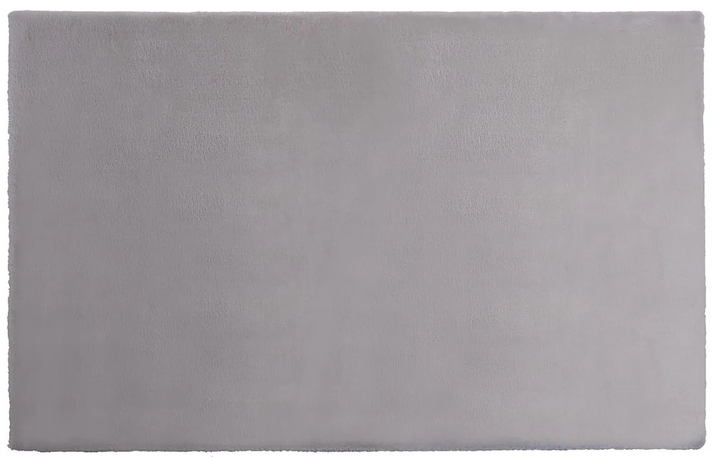 Dywan shaggy z długim włosiem imitującym futro - 200 x 290 cm - Szary - BUNNY