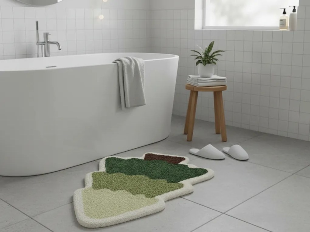 Świąteczny dywanik SPRUCE antypoślizgowy 37x57 cm, kolorowy