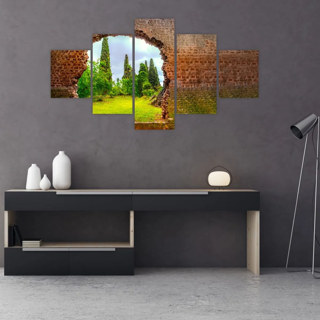 Obraz - Ogród Eden (125x70 cm)