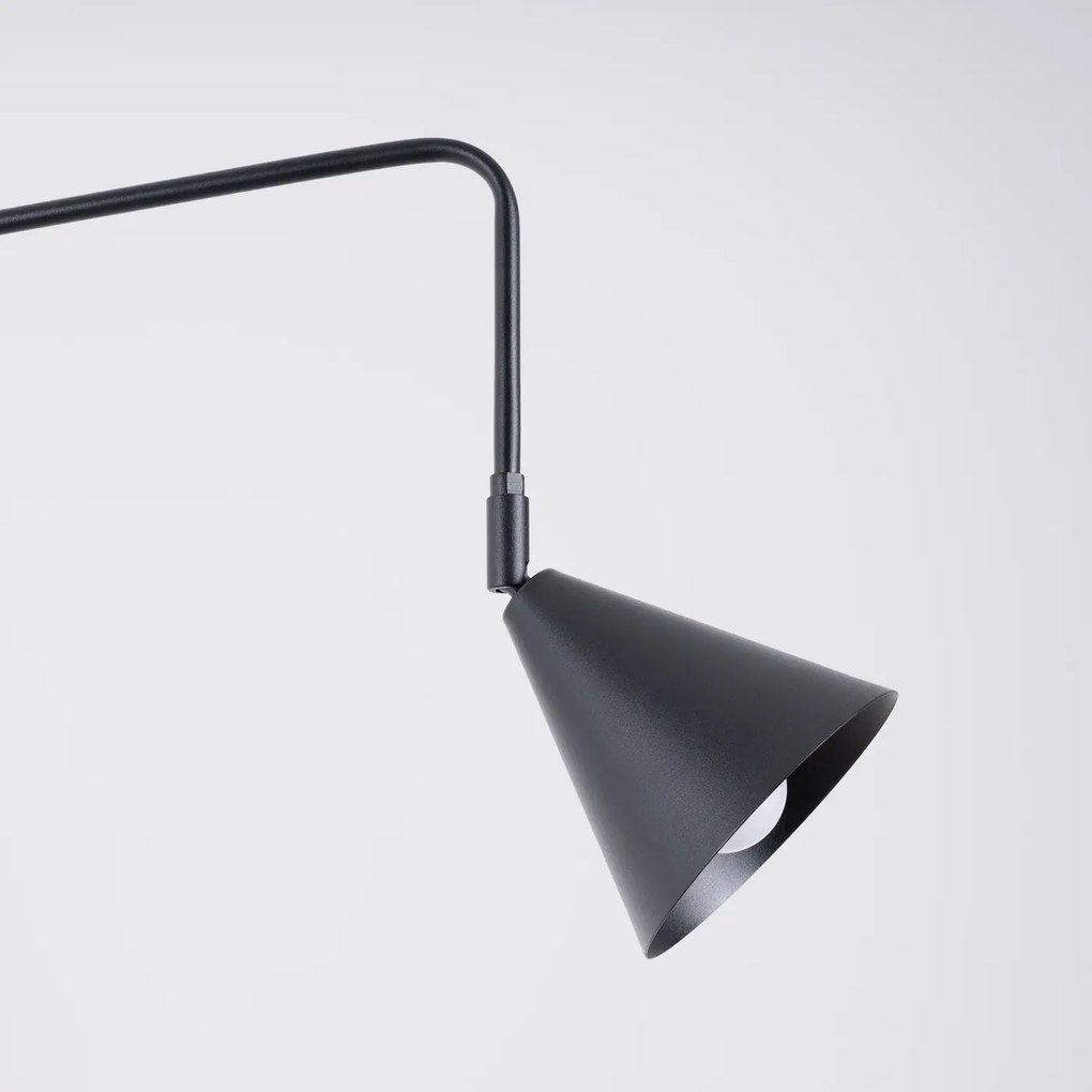 Kinkiet NOX czarny SOLLUX  LIGHTING