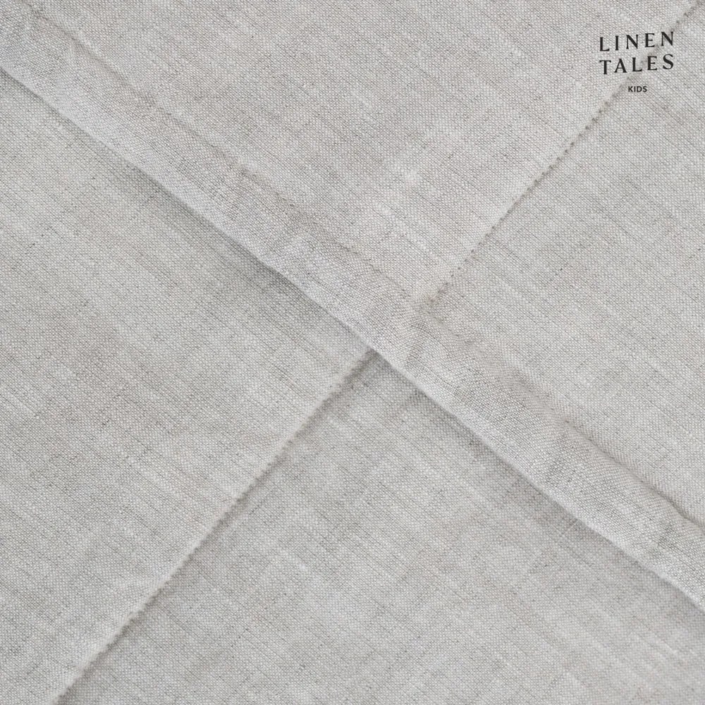 Beżowy lniany koc dziecięcy 140x200 cm – Linen Tales