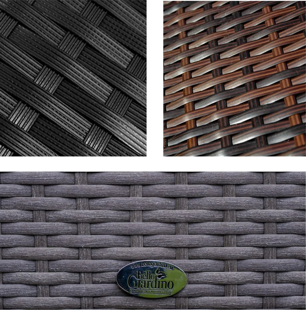 Zestaw mebli ogrodowych stół 6 krzeseł Avvicente