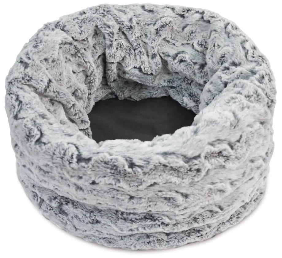 Szare legowisko dla czworonoga ø 33 cm Snuggle Bed 3in1 Husky Grey S – P.L.A.Y.