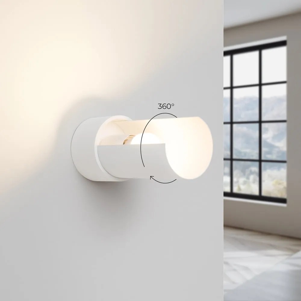 Biały kinkiet Aurea – Nice Lamps