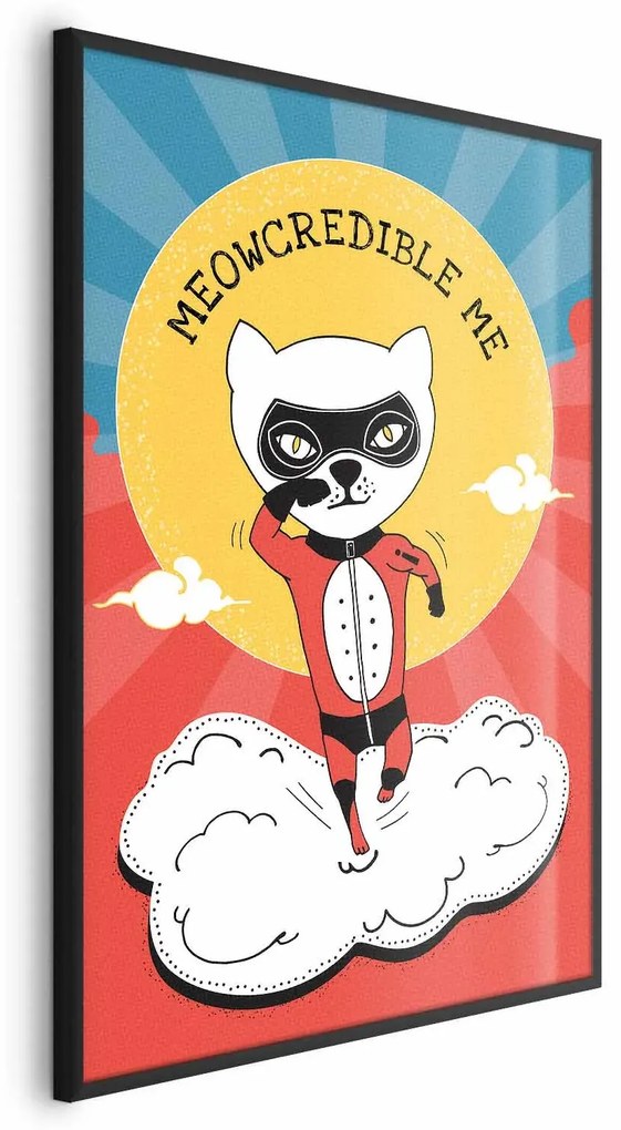 Plakat Szanowny kot 29,7x42 cm z ramą czarną bez marginesu ARTGEIST B