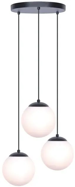 Lampa wisząca nad stół ze szklanymi kloszami - S761 K4-S04