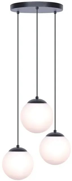 Lampa wisząca nad stół ze szklanymi kloszami - S761-Kalva