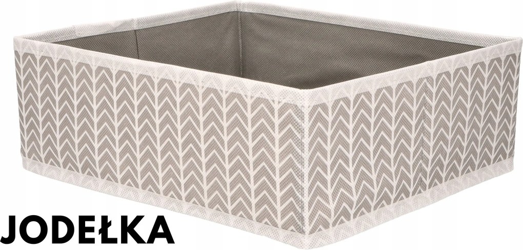 Organizer tekstylny Jodełka 28x24x10cm do szafy garderoby biura uniwersalny