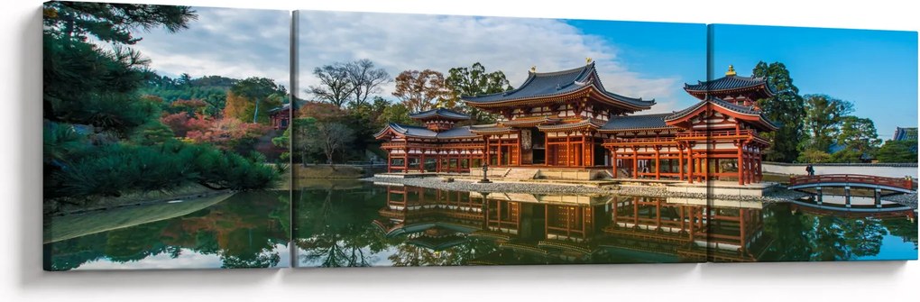 Obraz - Świątynia Byodo-in, Japonia (170x50 cm)