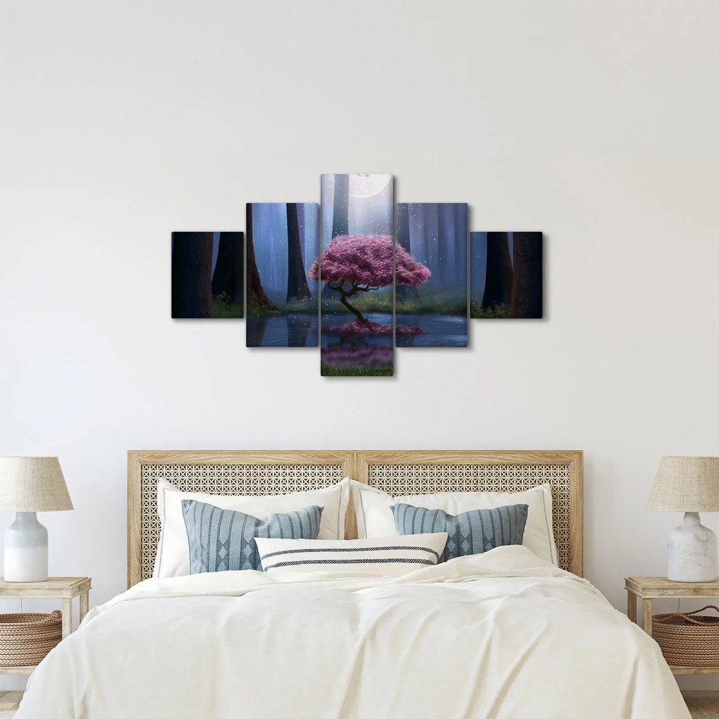 Obraz - Magiczna noc (125x70 cm)