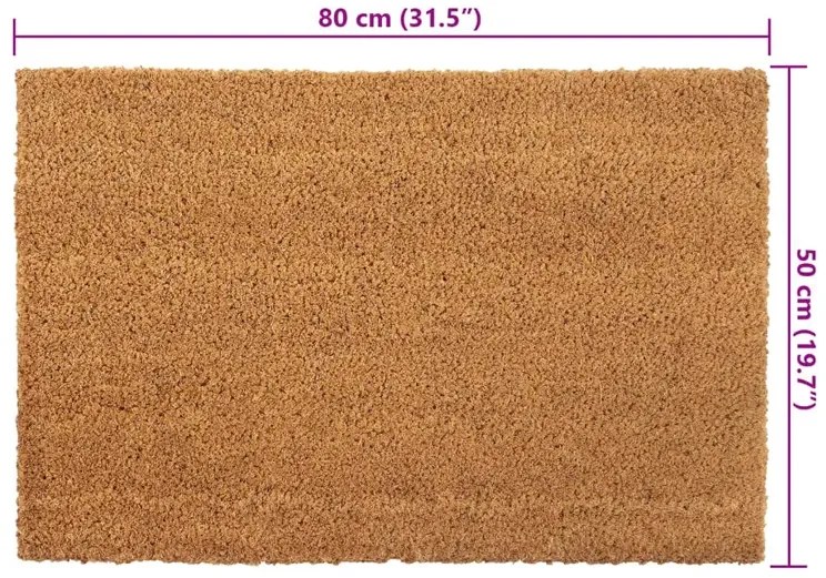 Naturalna wycieraczka pod drzwi 50x80 cm Z0-C17