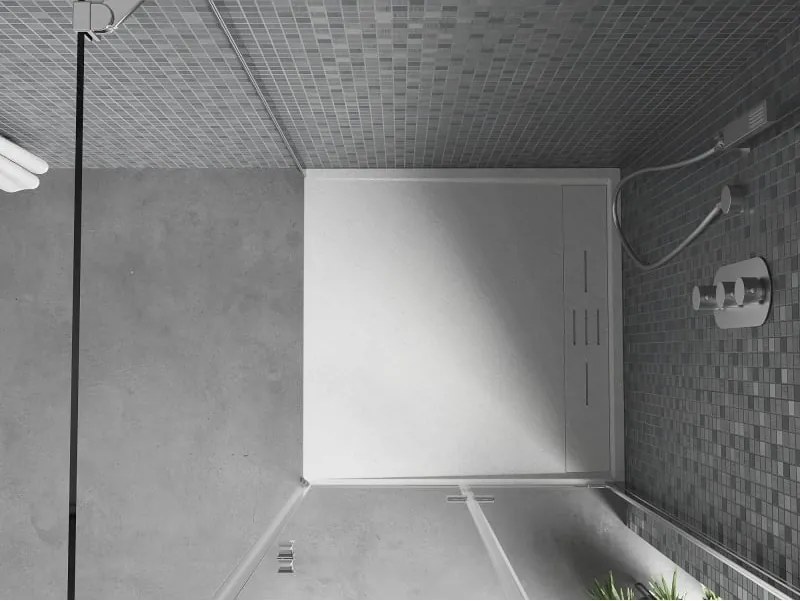 Mexen Amon brodzik kwadratowy SMC 90 x 90 cm, biały - 4F109090