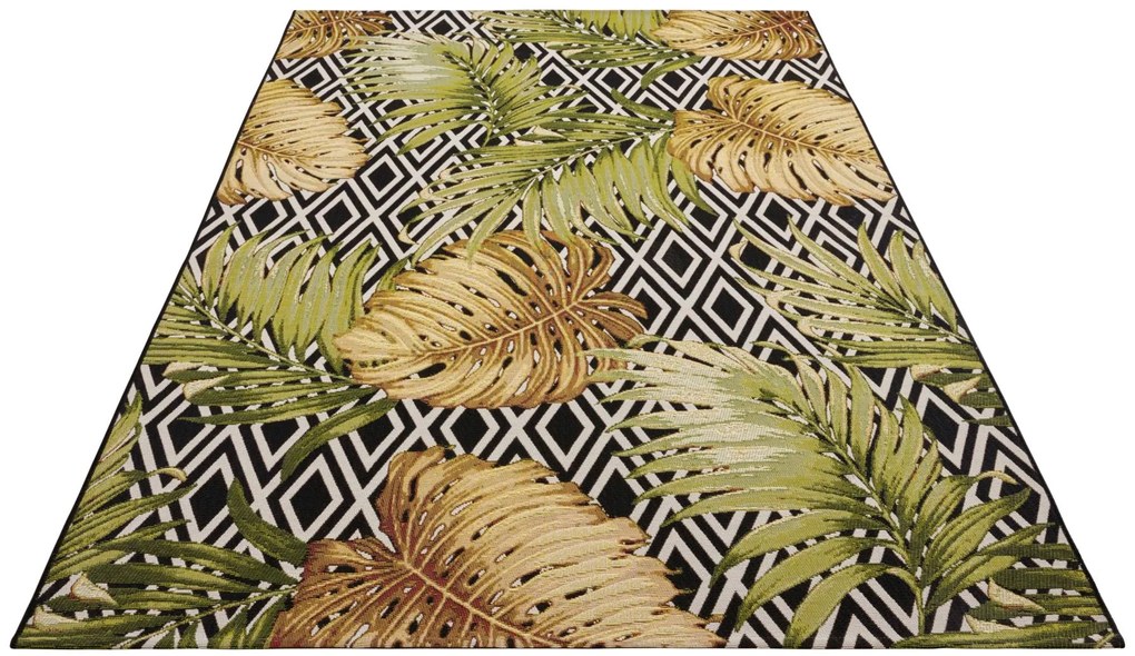 Dywan zewnętrzny Flair Liście zielone 160 cm x 235 cm