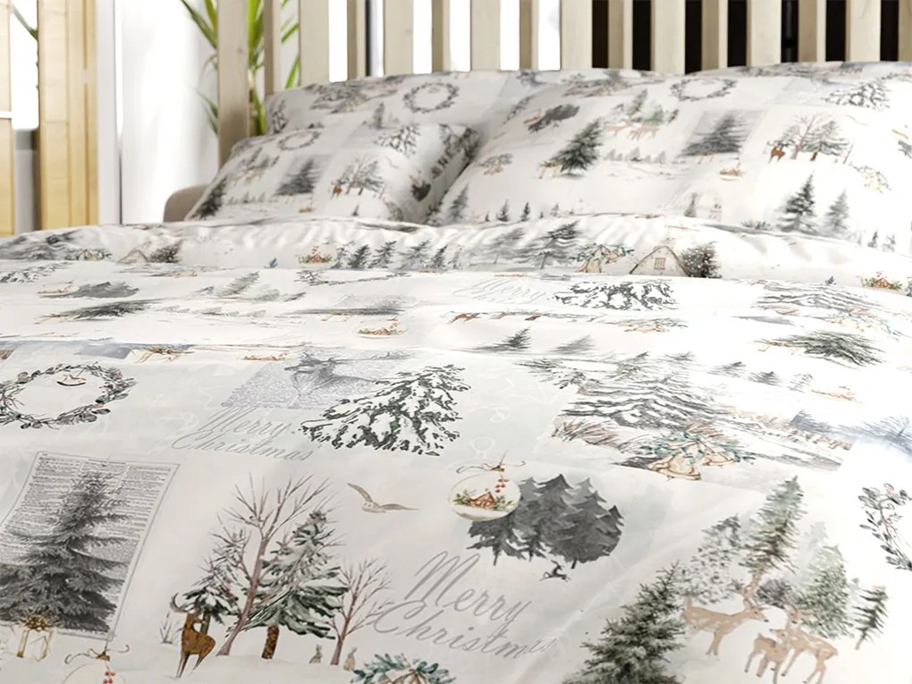 PrzytulneMieszkanie.pl PrzytulneMieszkanie.pl Bawełniana pościel WINTER WHISPER kolorowa Rozmiar pościeli: 70 x 90 cm | 140 x 200 cm