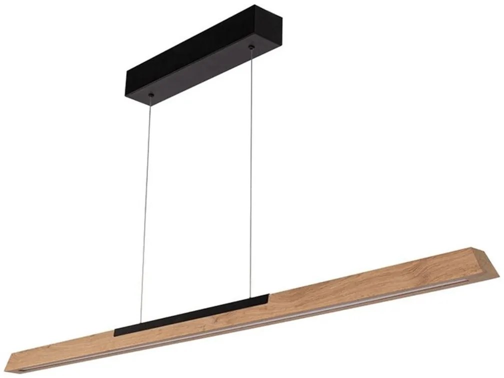 Spot-Light 1017401600000-LED Ściemnialny żyrandol na lince JONAS LED/16,5W/230V dąb