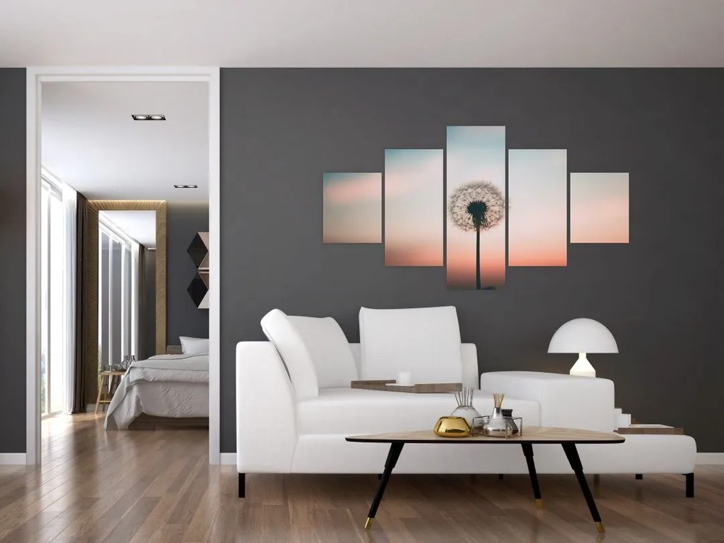 Obraz - Trzymam cię, dmuchawcu (125x70 cm)
