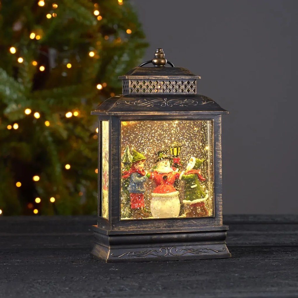 Świąteczna latarenka z brokatem Vinter