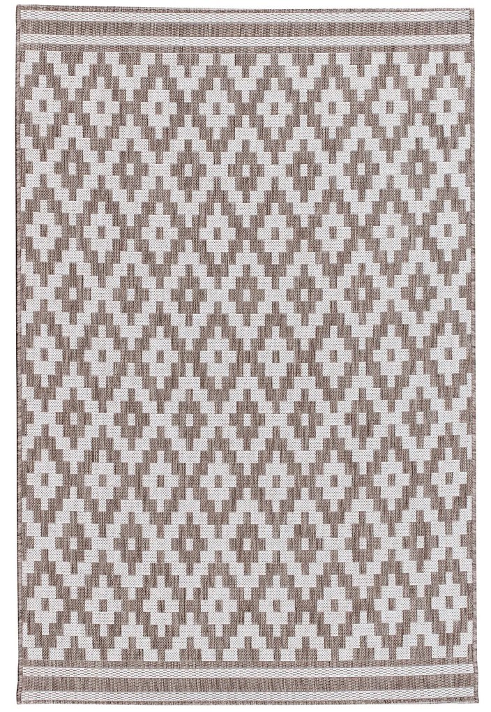 Dywan Modern Rhombs mink/beige 120x170cm