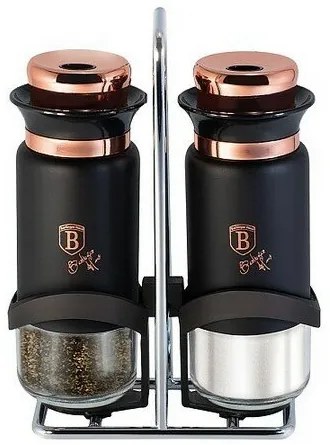 Berlinger Haus Komplet solniczka i pieprzniczka Black Rose Collection