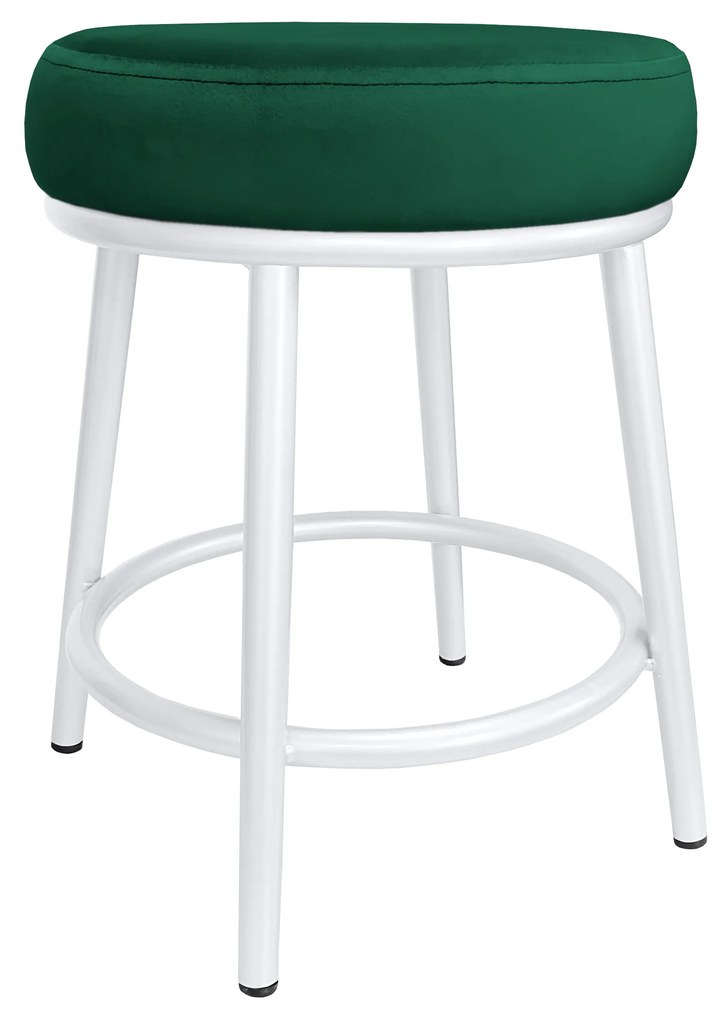 Taboret Ben noga metalowa biała MG25