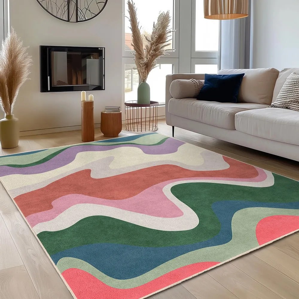Dywan odpowiedni do prania 80x150 cm Squiggly Breeze – Mila Home