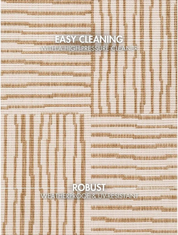 Kremowo-naturalny dywan odpowiedni na zewnątrz 160x230 cm Haringey Nightingale – Ted Baker