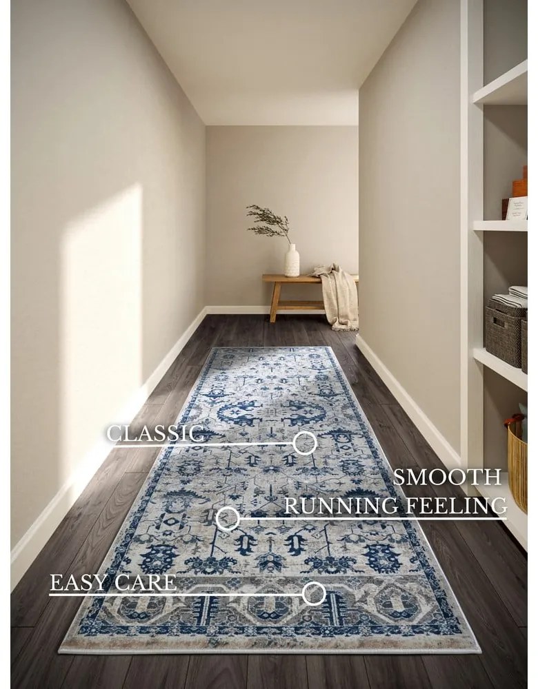 Niebieski chodnik 80x240 cm Emmanuel – Villeroy&amp;Boch