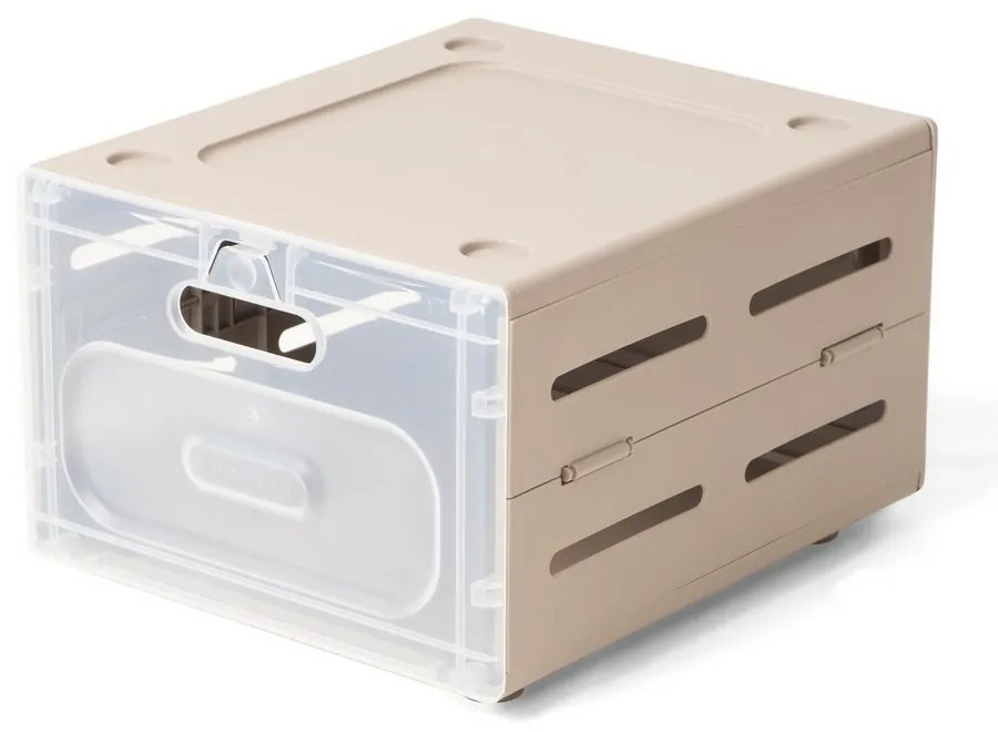 Modułowy organizer na buty Flex, brązowy, 30 x 36 x 22 cm