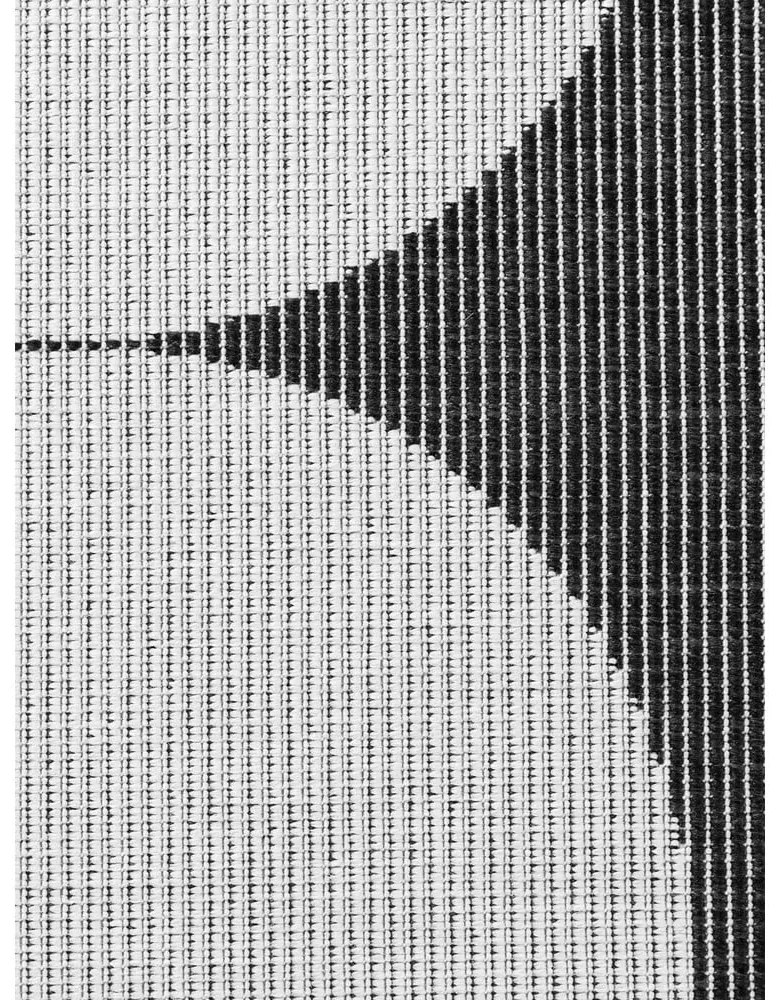 Czarno-biały chodnik odpowiedni na zewnątrz 80x250 cm Duet Bowen – NORTHRUGS