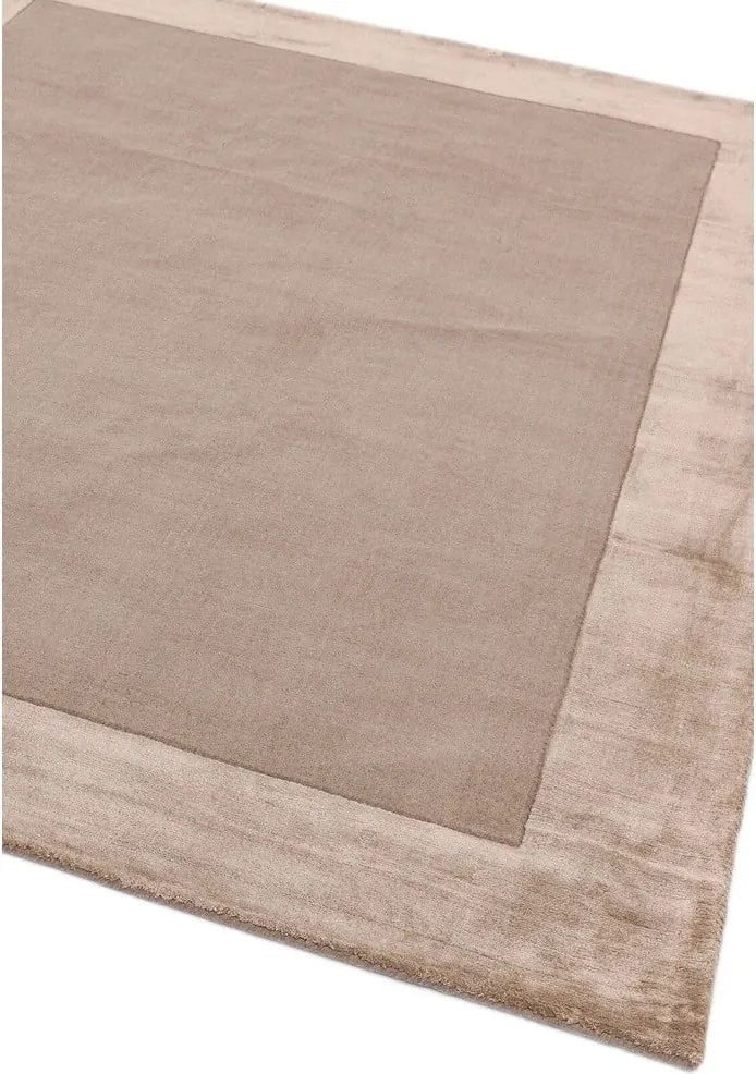 Jasnobrązowy dywan z mieszanki wełny tkany ręcznie 80x150 cm Ascot – Asiatic Carpets