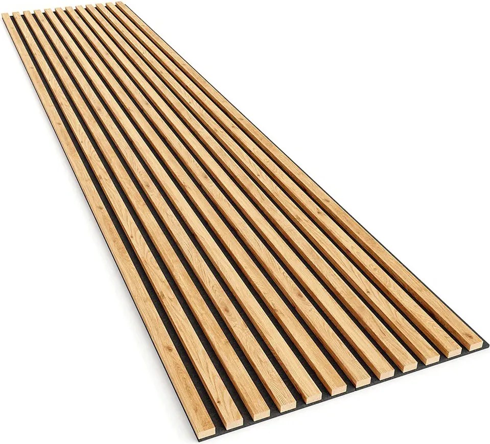 Akustyczne panele lamelowe 2 szt. dąb naturalny H5-H79