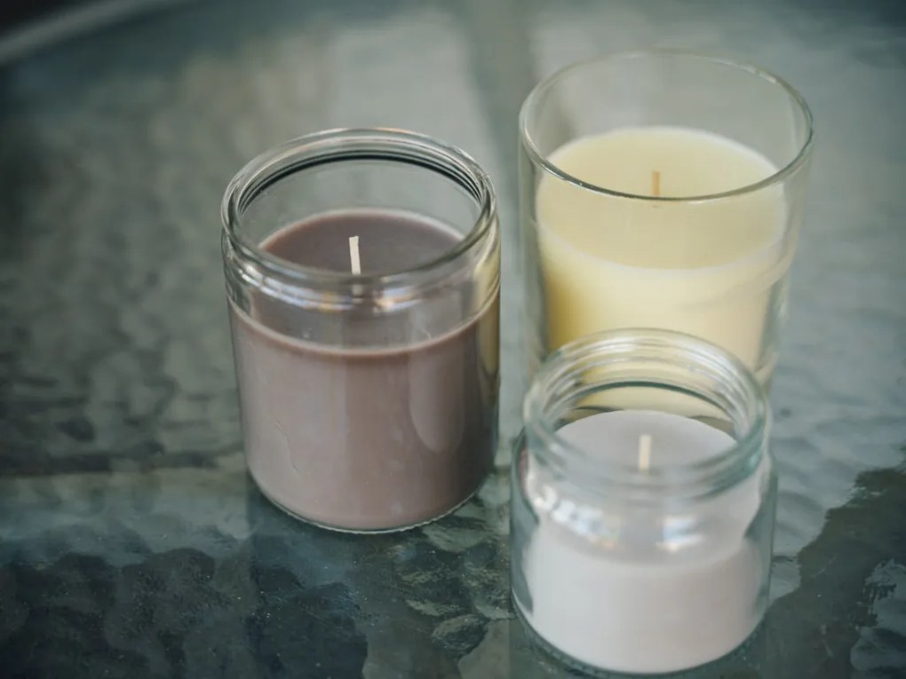 Świeca w szkle MINNESOTA AMATISTA CREAM 8 cm kremowa