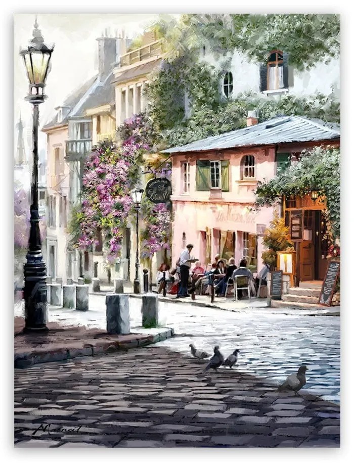 Obraz Styler Canvas Summer Corner, 60x80 cm