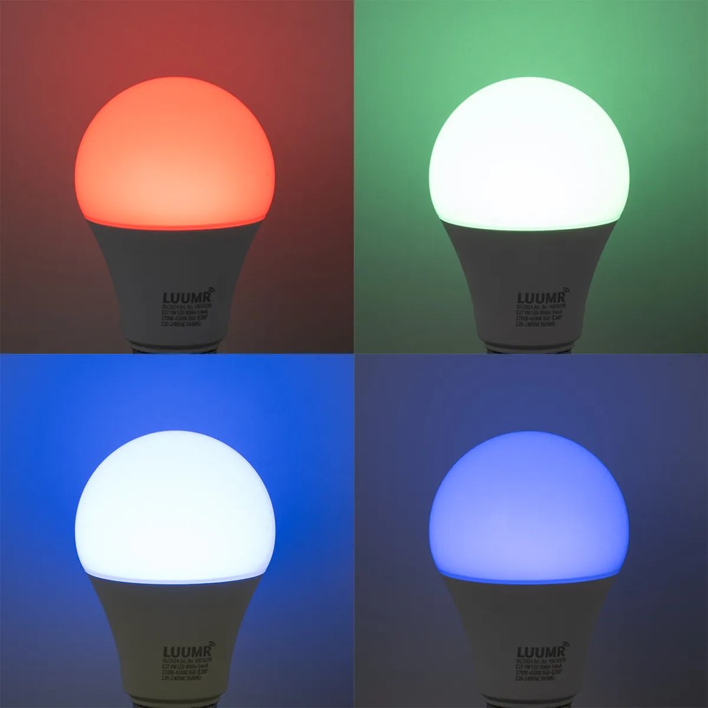 Zestaw 5 E27 Dimmable LED Żarówki A60 Opal 9W 806lm 2700-6500K