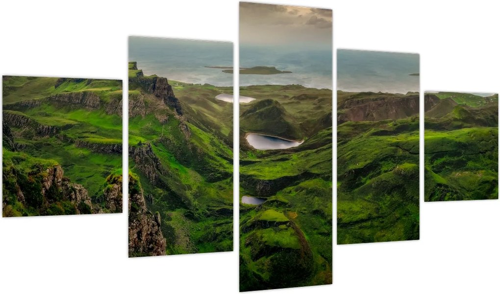 Obraz - Quiraing, Szkocja (125x70 cm)