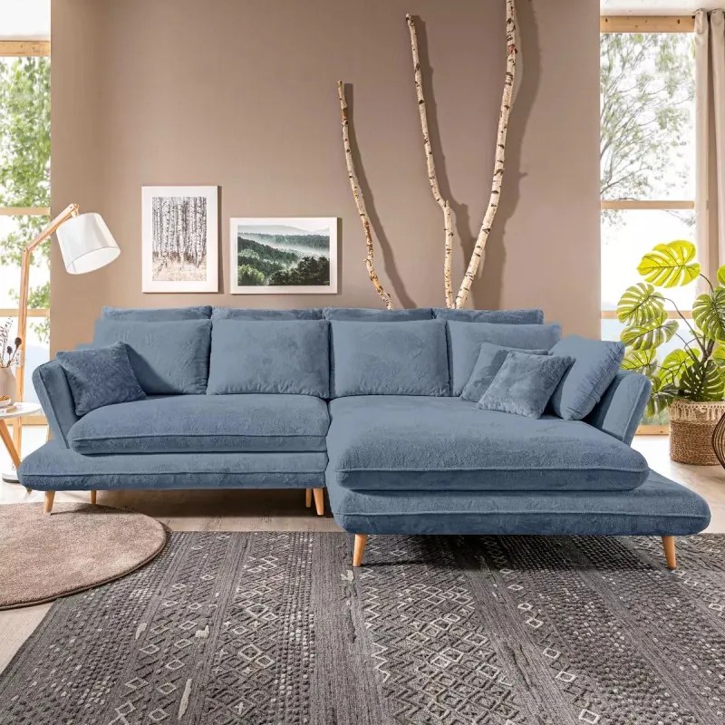 Narożnik MONTE z funkcją spania pojemnikiem i poduszkami