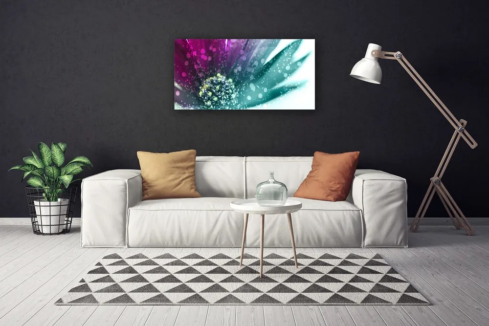 Obraz na płótnie Malarski Portret Kwiatu