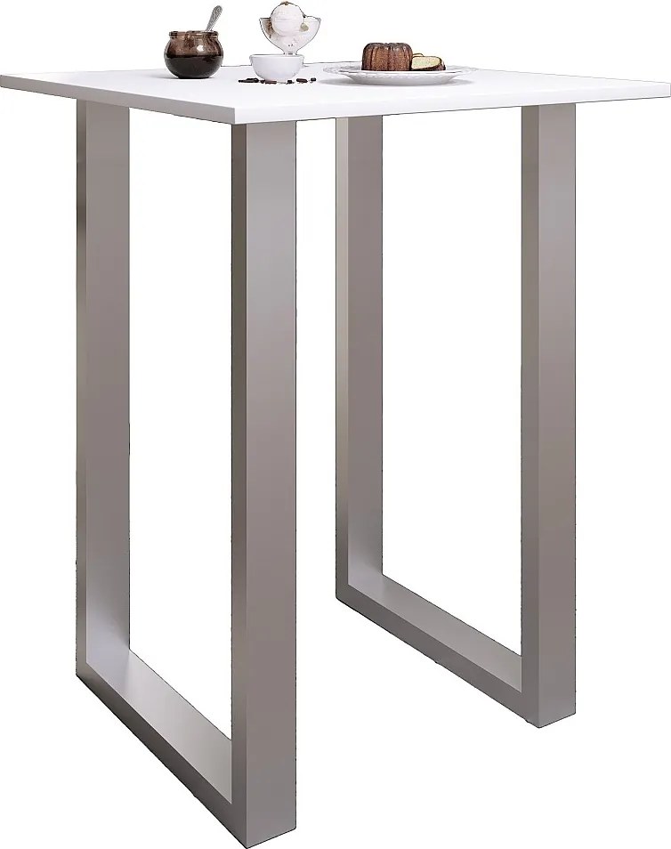 Drewniany stół stołowy stojący Xona 80x80